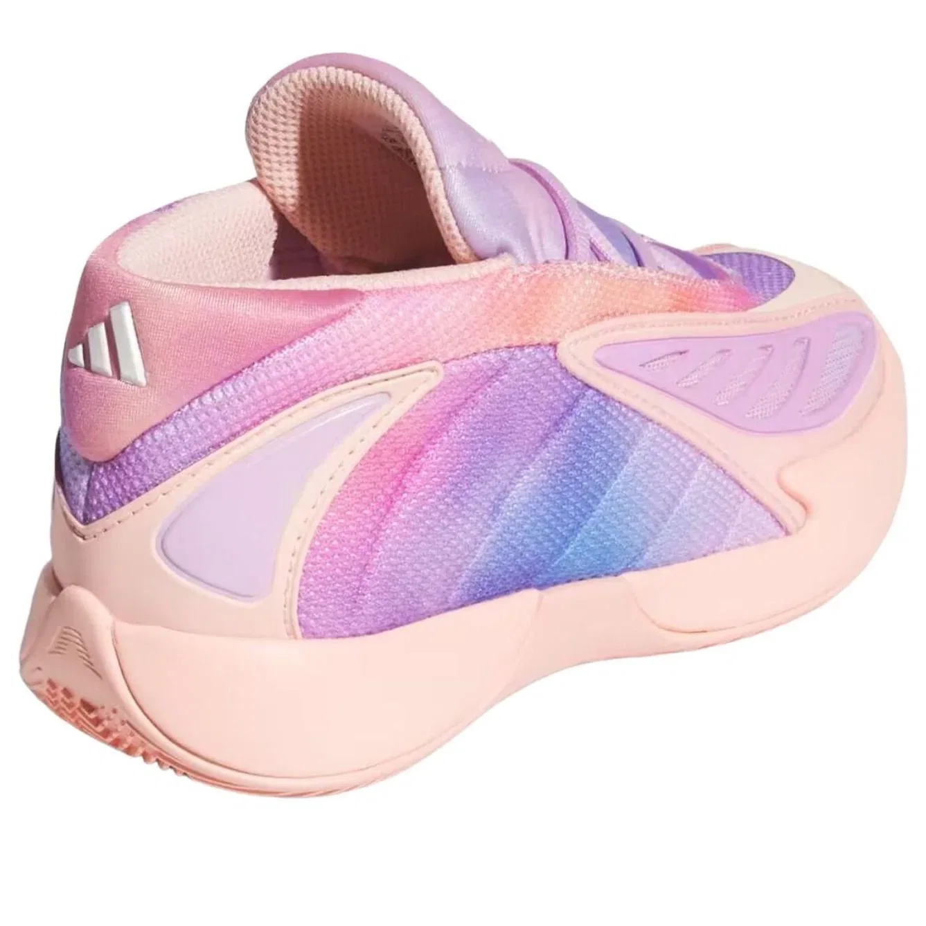 Детские кроссовки с текстильным верхом AE 2 '3SSB' adidas, Haze Coral/Bliss Lilac/Zero Metallic — фото 3