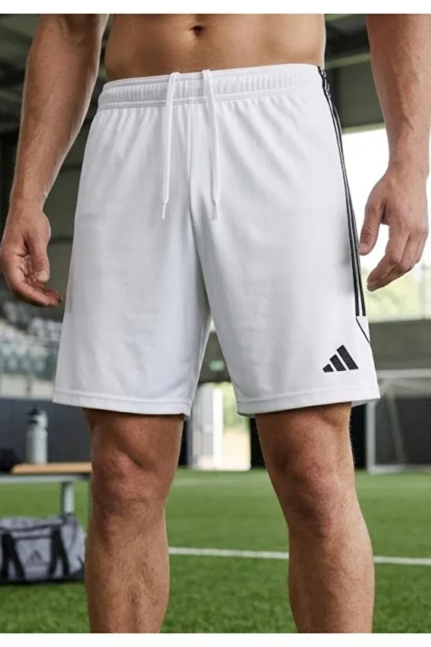 Мужские спортивные шорты с быстросохнущей ткани Adidas, White-0Bi8
