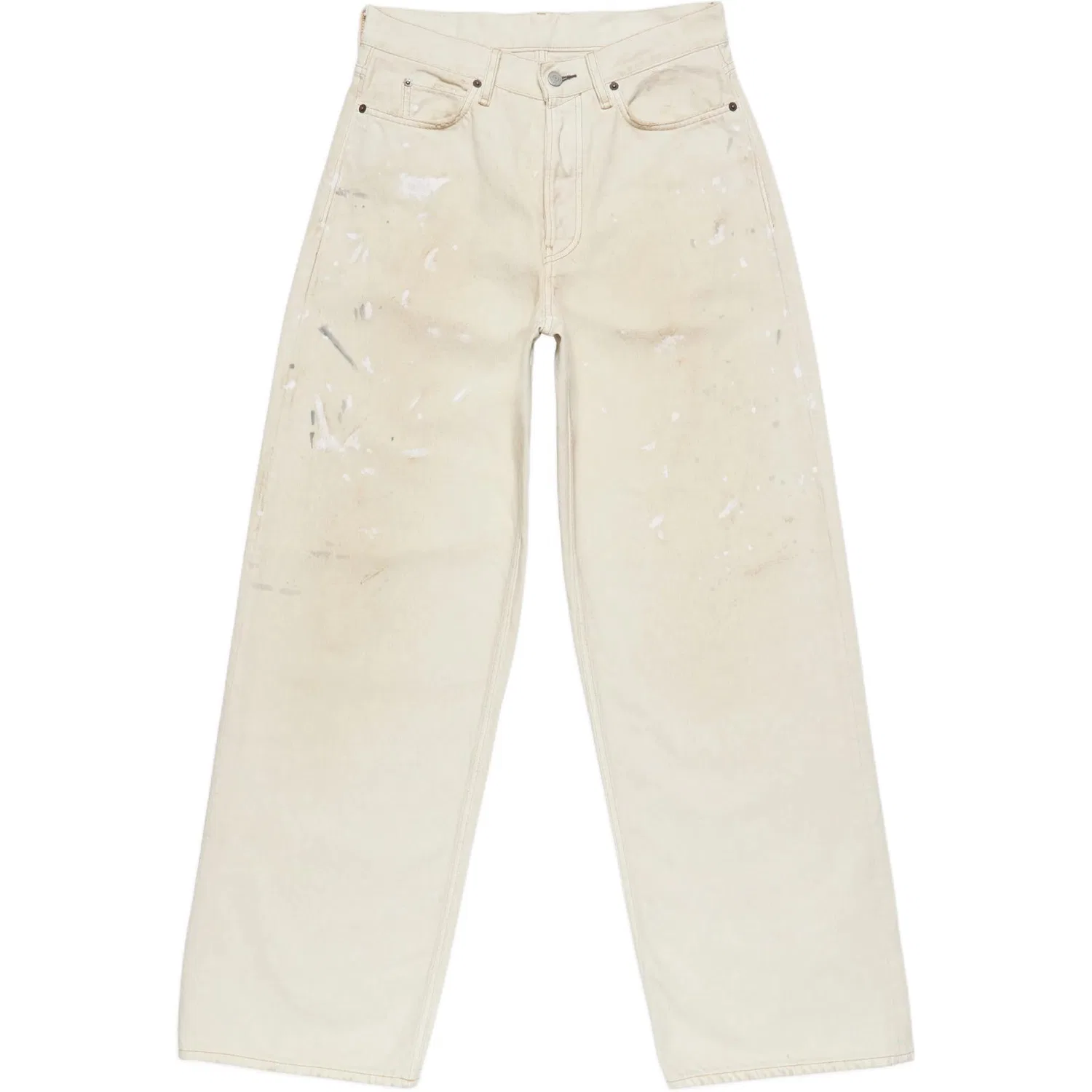 Унисекс джинсы белые Acne Studios, White