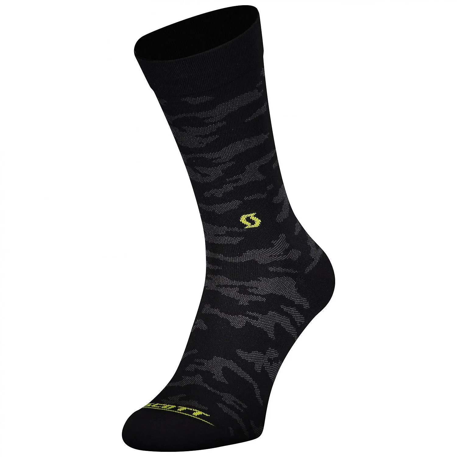 Детские носки Trail Camo Crew Scott, Schwarz Gelb