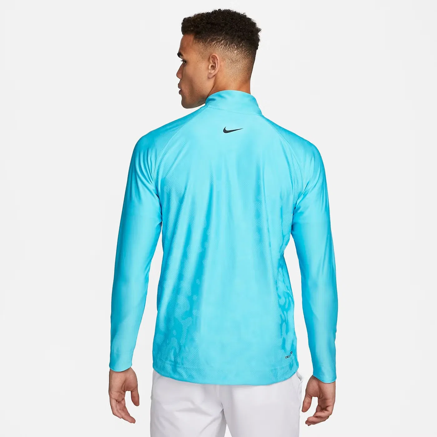 Куртка для гольфа с длинным рукавом Dri-Fit Adv Tour 1/2-Zip Nike, синяя — фото 2