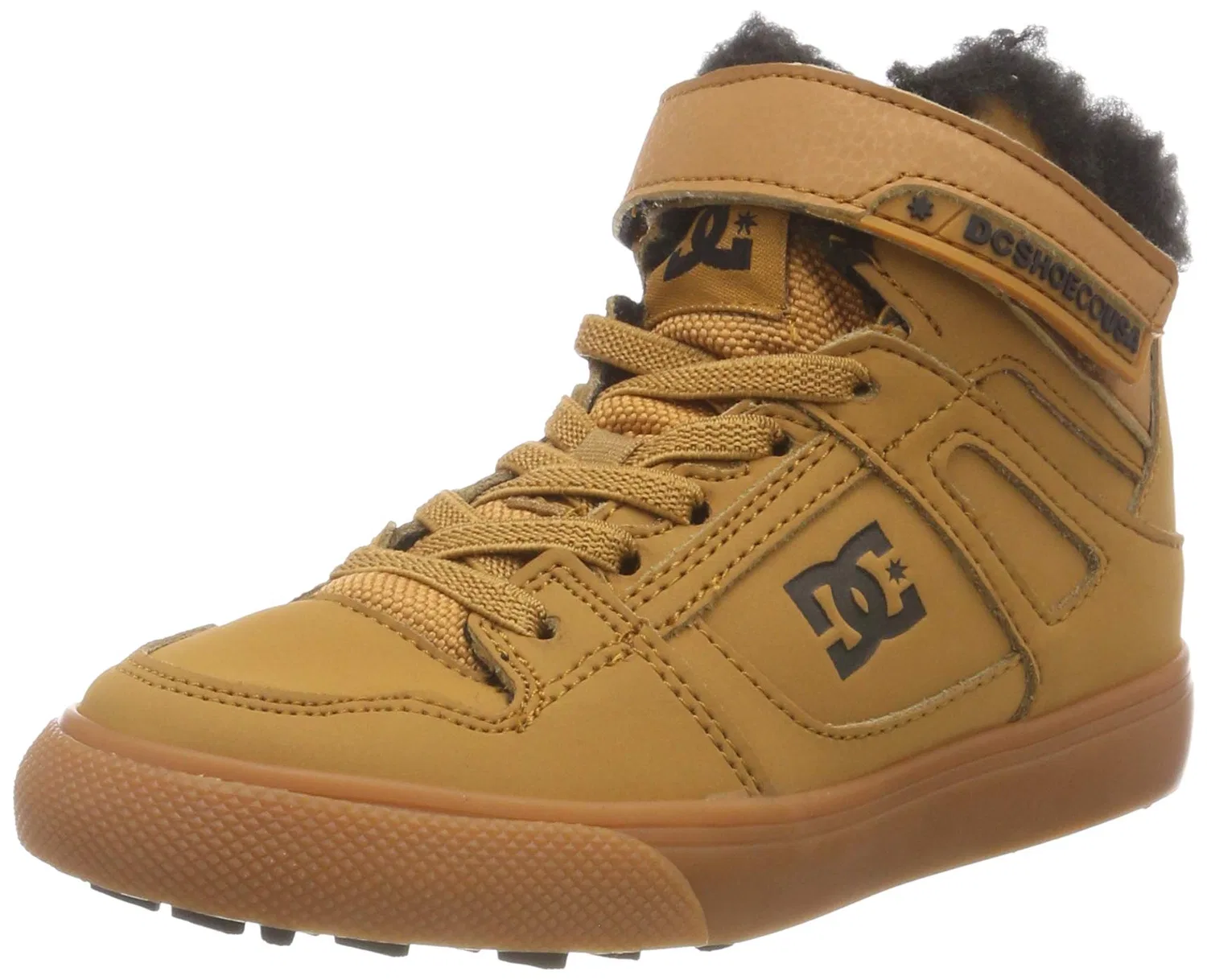 Детские кроссовки для мальчиков с замшей Pure High WNT DC Shoes, Wheat