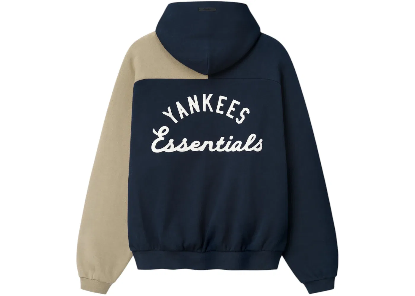 Мужская спортивная худи Fear of God с рукавом реглан и полузастежкой-молнией, Yankees — фото 2