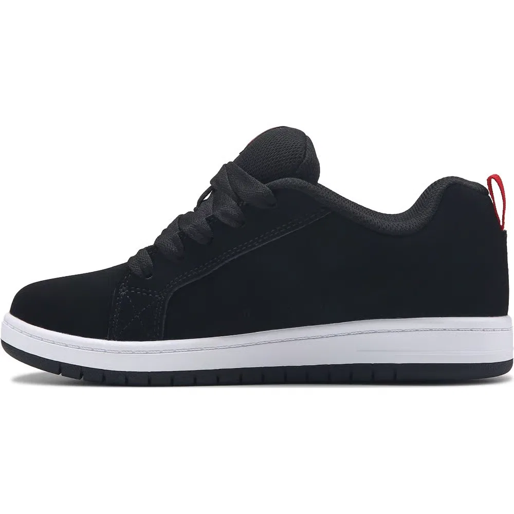 Детские кроссовки Court Graffik Dc Shoes, Black/Red — фото 3