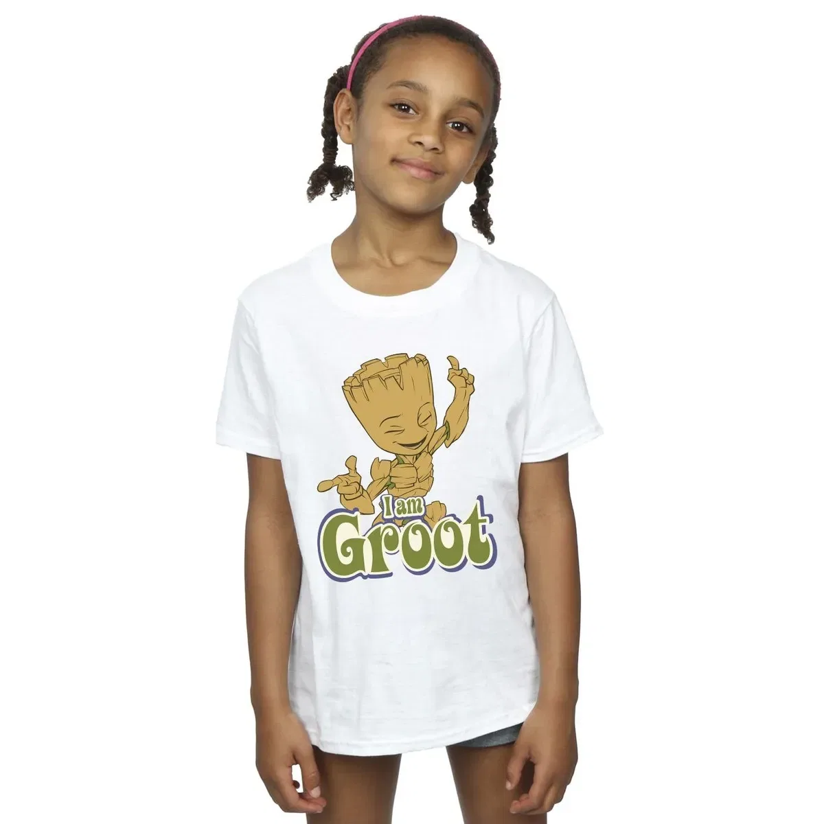 Футболка хлопковая Groot Dancing Guardians Of The Galaxy, White