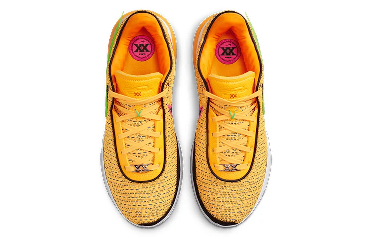 Кроссовки Nike LeBron 20, оранжевый/синий — фото 4