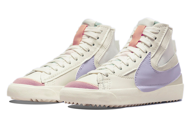 Кроссовки Nike Blazer Mid '77 Jumbo, кремовый/сиреневый — фото 3