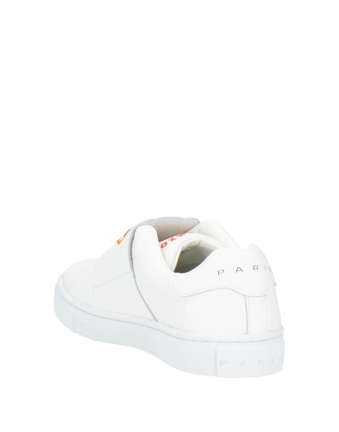 Детские кроссовки для девочек кожаные Kenzo Kids, белый — фото 3