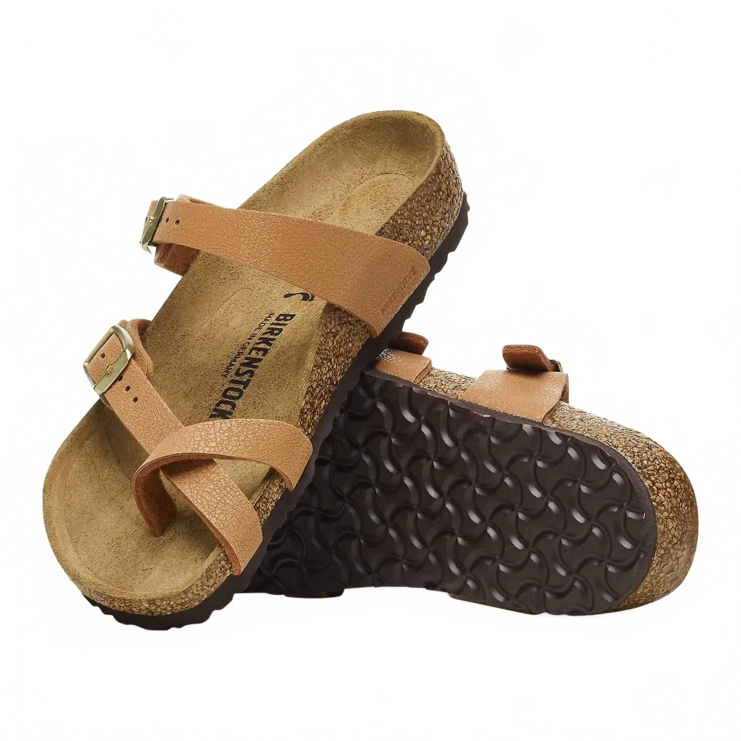 Детские сандалии с двумя регулируемыми ремешками Mayari Birkenstock, Grained Pecan — фото 4
