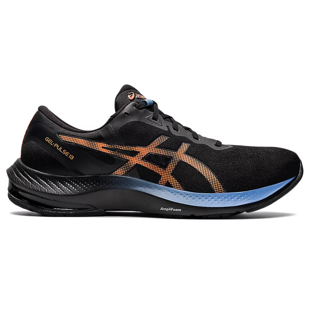 

Кроссовки gel pulse 13 'black shocking orange' Asics, черный