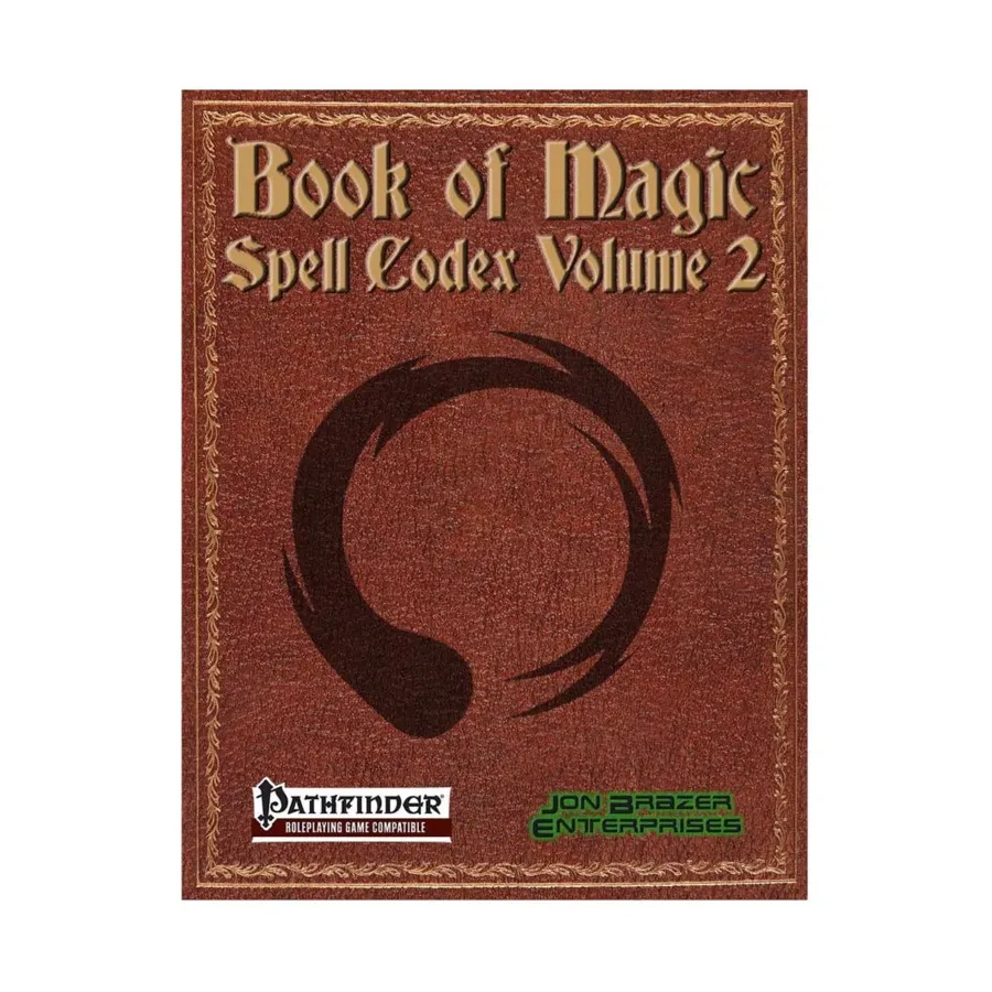 

Book of Magic - Spell Codex Vol. 2, Pathfinder Roleplaying (Jon Brazer Productions), мягкая обложка