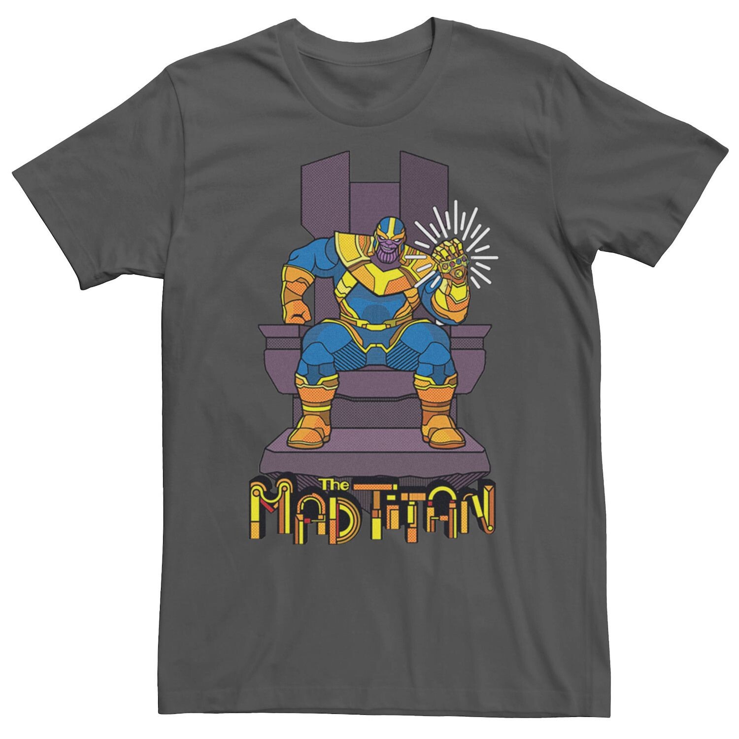 

Мужская футболка Marvel Avengers Thanos The Mad Titan Licensed Character