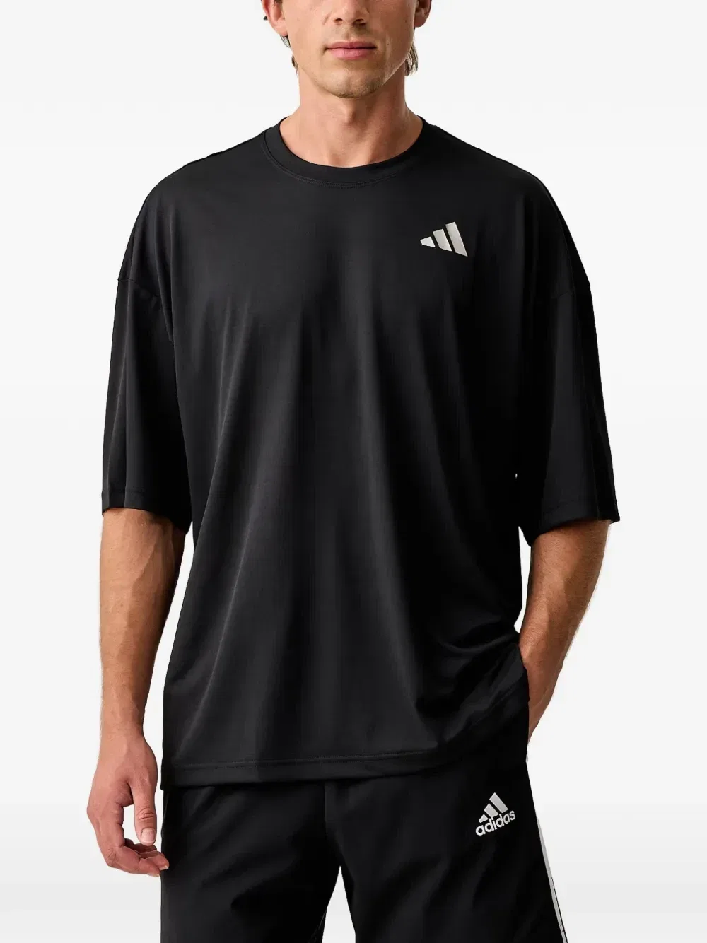 Теннисная футболка Climacool+ Adidas, черный