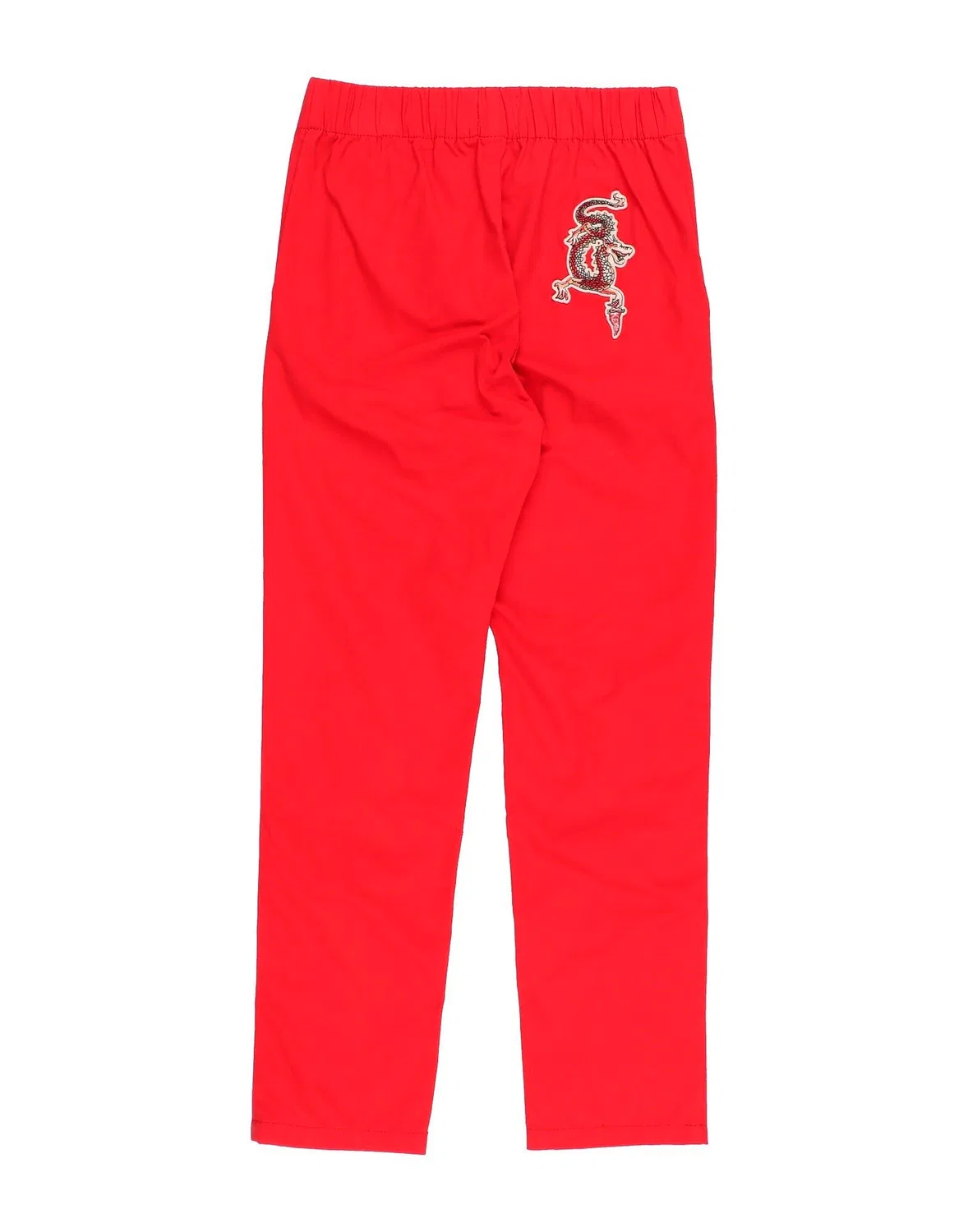 Детские брюки для мальчиков хлопковые Kenzo Kids, красный — фото 2