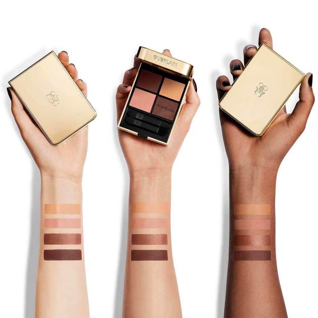 Палетка теней для век Guerlain Ombres G, оттенок Undressed Brown — фото 3