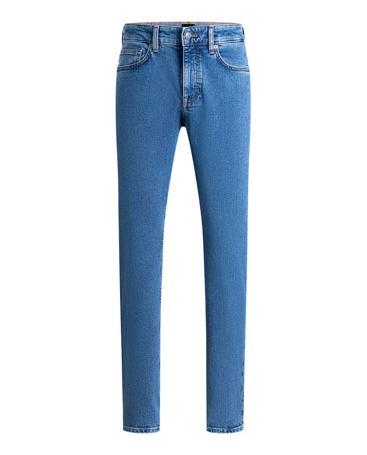 Мужские джинсы slim из хлопка Boss, Azul