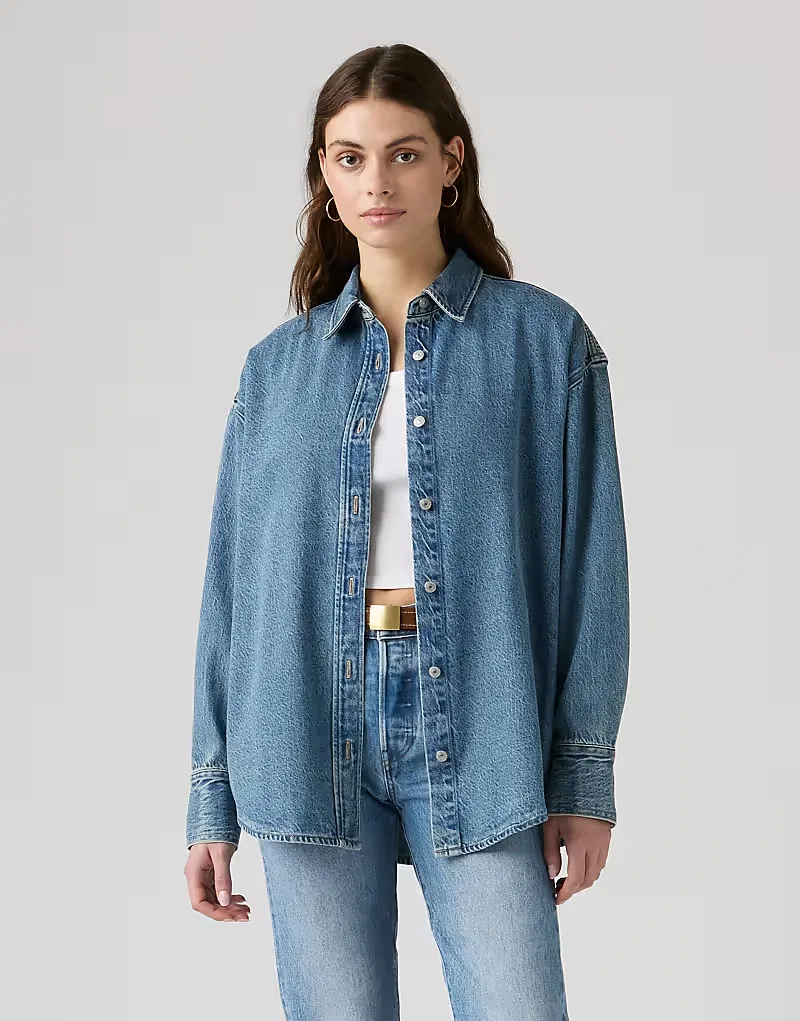 Рубашка джинсовая легкая Jordan Levi's, синий