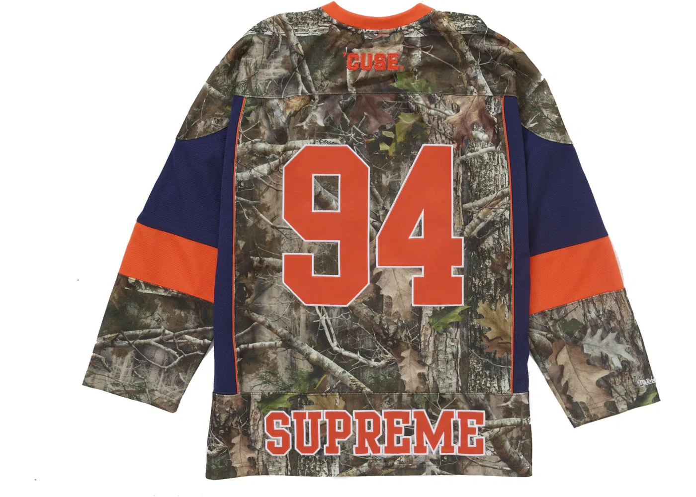 Мужская хоккейная джерси с камуфляжным принтом Supreme Mitchell & Ness, Woodland Camo — фото 2