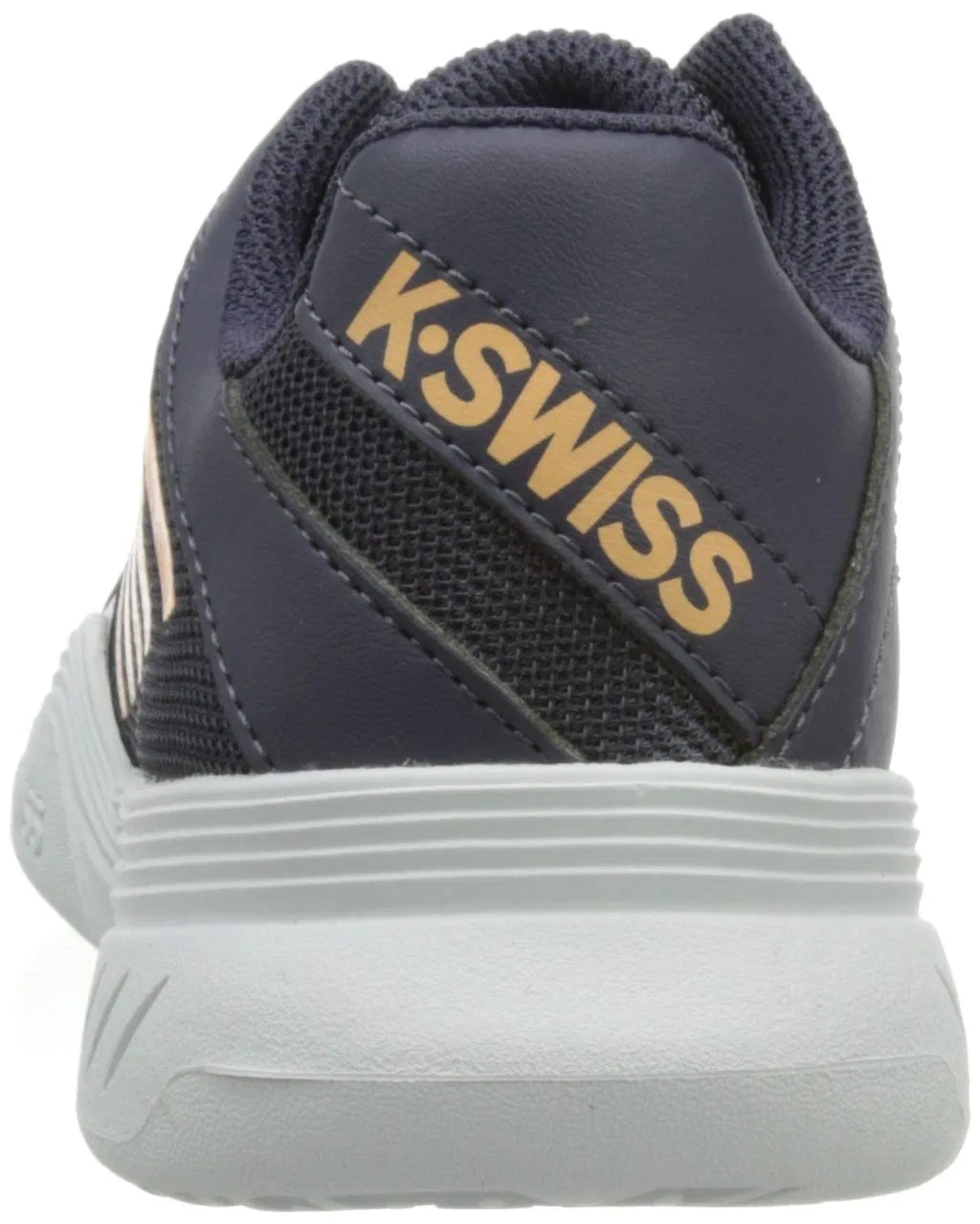 Детские теннисные туфли для девочек Court Express Omni K-Swiss, Graystone Peach Nectar White — фото 3