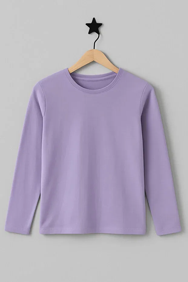 Детская футболка для девочек с длинным рукавом Kurgan Tekstil, Lilac