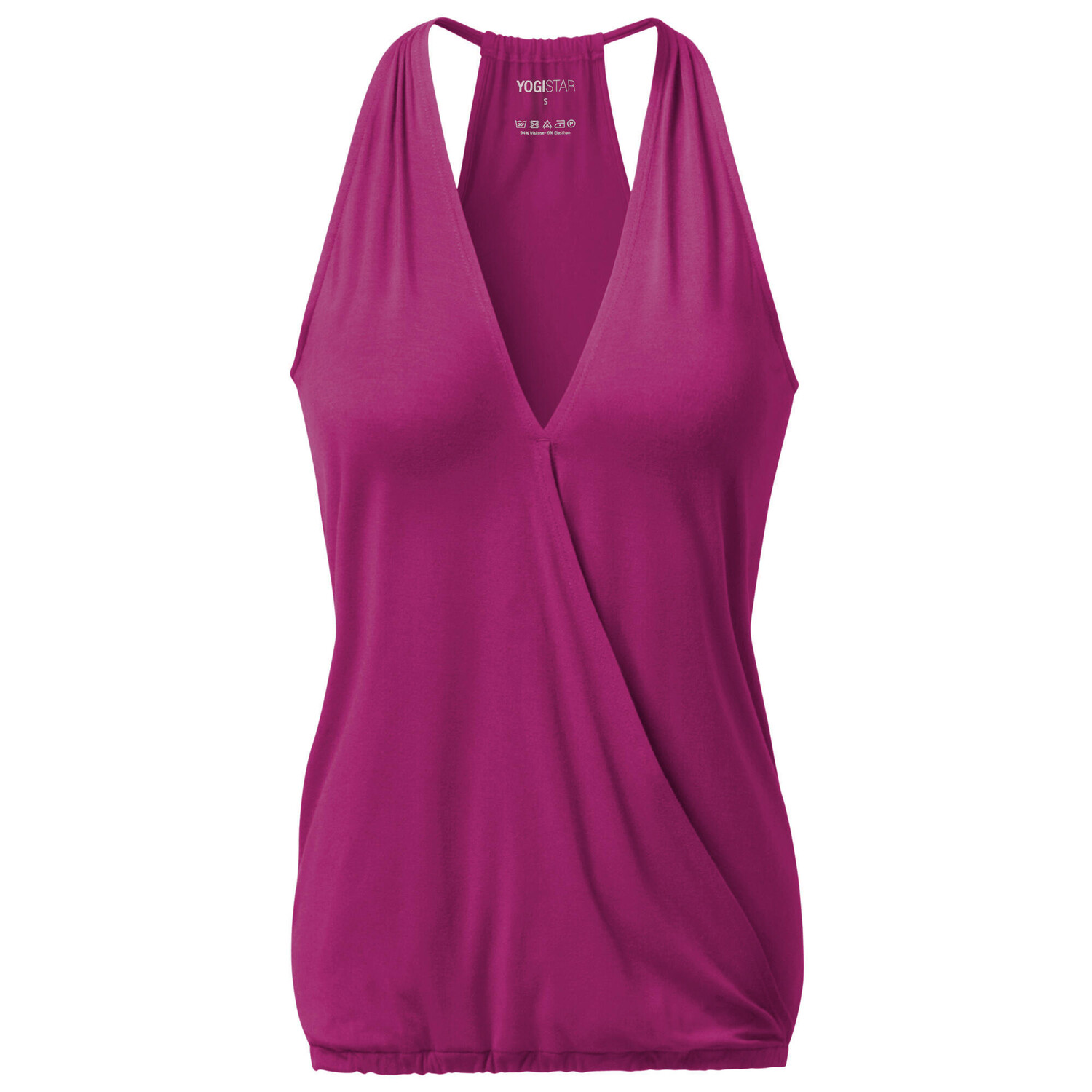 

YOGISTAR Yoga Racerback V-Neck аля - малиновый, розовый