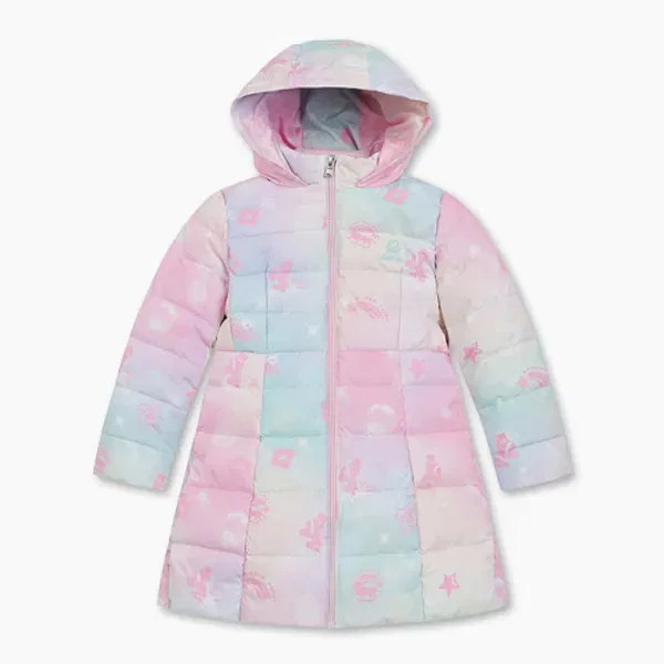 Пуховик детский легкий, Benetton Kids, черный — фото 2