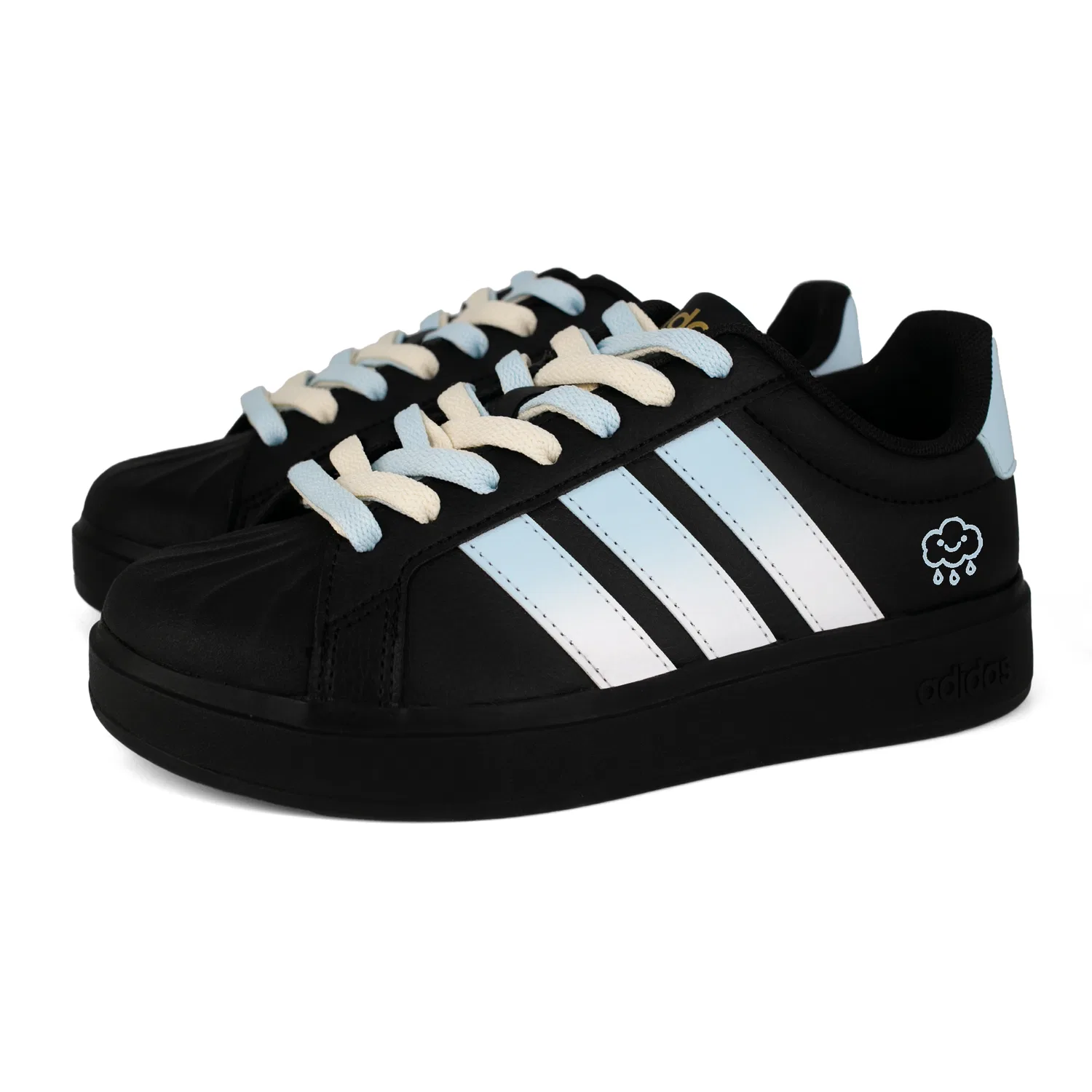 Детские кроссовки для скейтбординга Street Talk, Adidas, Light Blue — фото 4