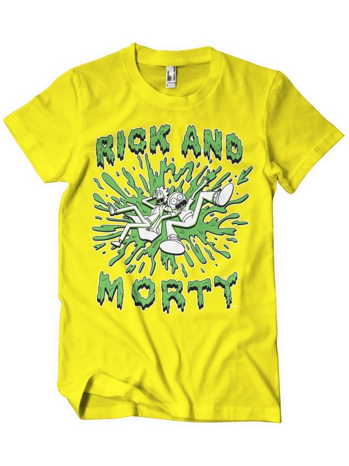 

Футболка желтого цвета Rick and Morty, Желтый, Футболка желтого цвета Rick and Morty