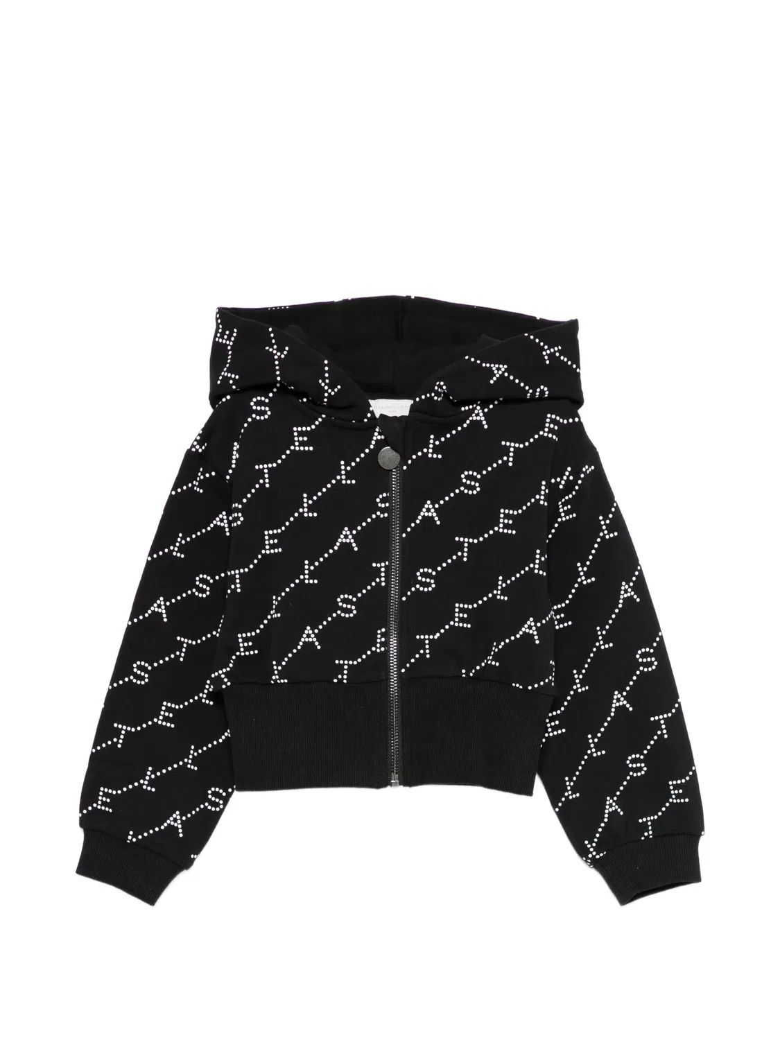 Худи с капюшоном и молнией Stella McCartney, черный