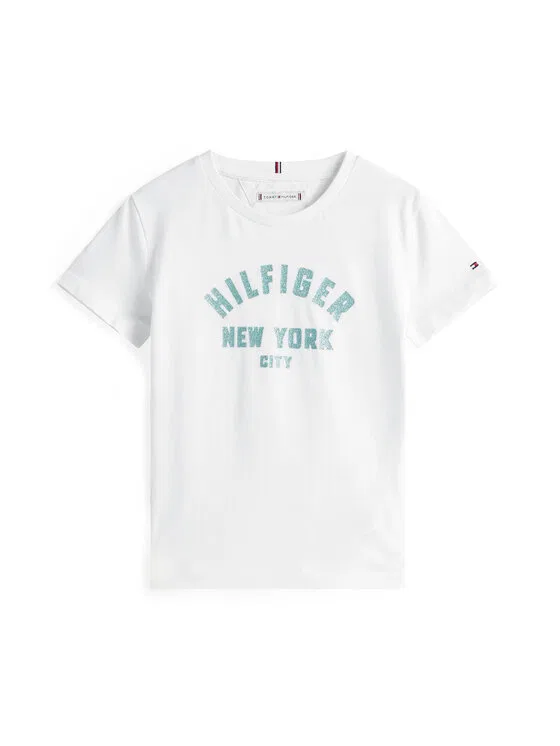 Футболка regular fit Graphic Tommy Hilfiger, белый — фото 4
