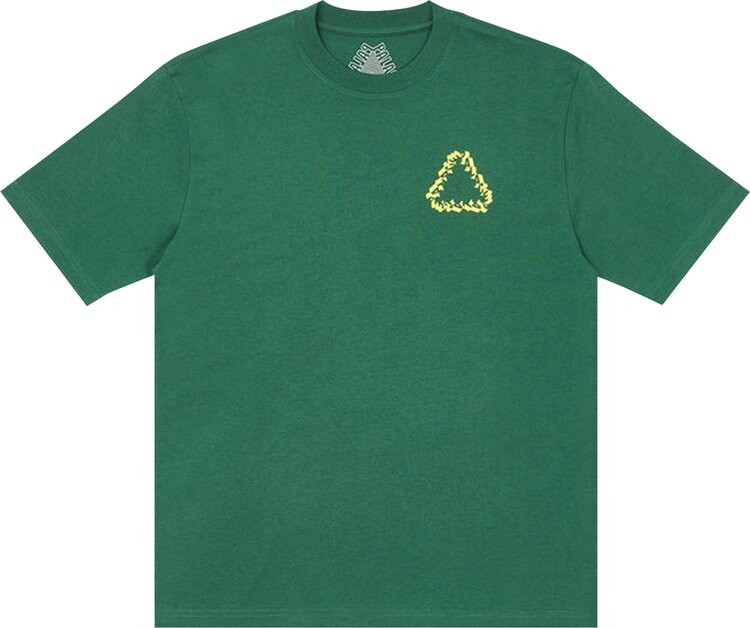

Футболка Palace Nein Fuss T-Shirt 'Green', зеленый