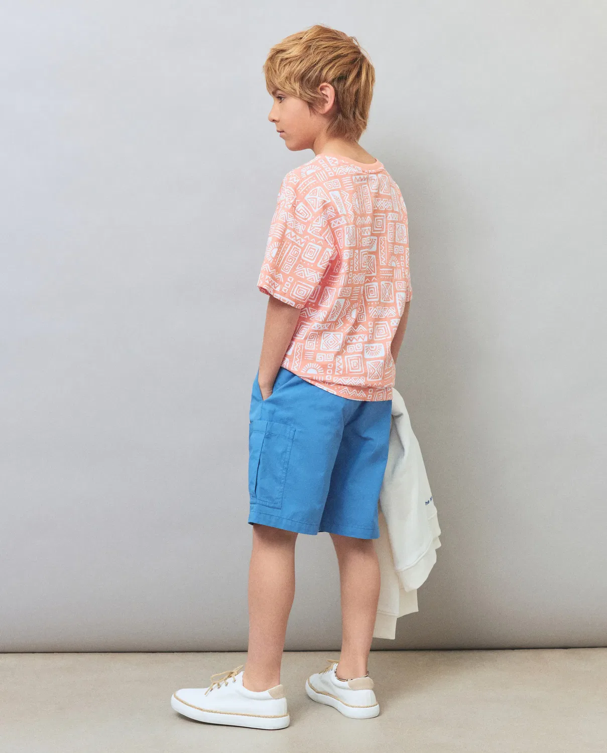 Детская футболка для мальчиков с принтом all over print Kids El Corte Inglés, Multicolor — фото 3