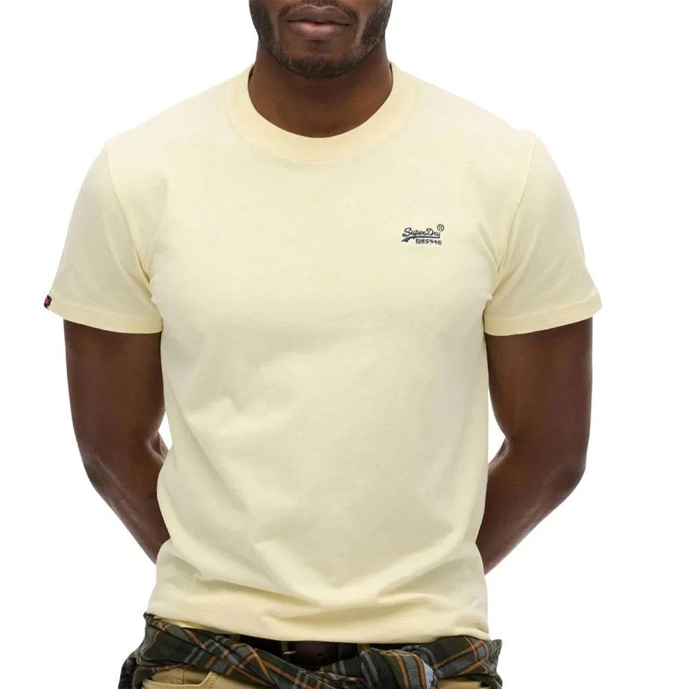 Мужская хлопковая футболка Superdry Vintage Logo, Yellow