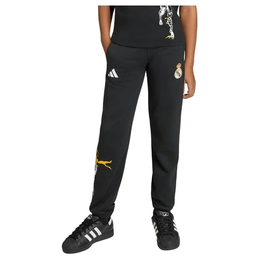 Детские спортивные штаны adidas Real Marvel Pny, Черный — фото 2