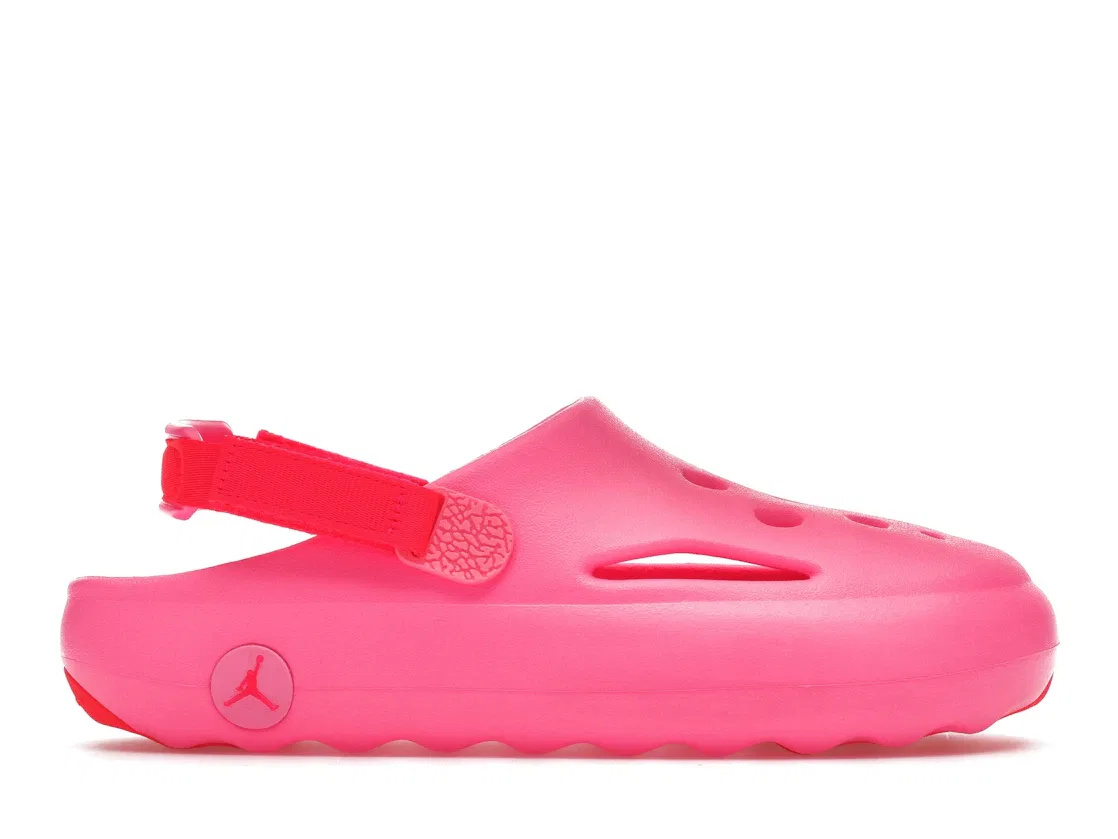 Детские шлепанцы с принтом Jordan Hydrip Jordan, Digital Pink Racer Pink