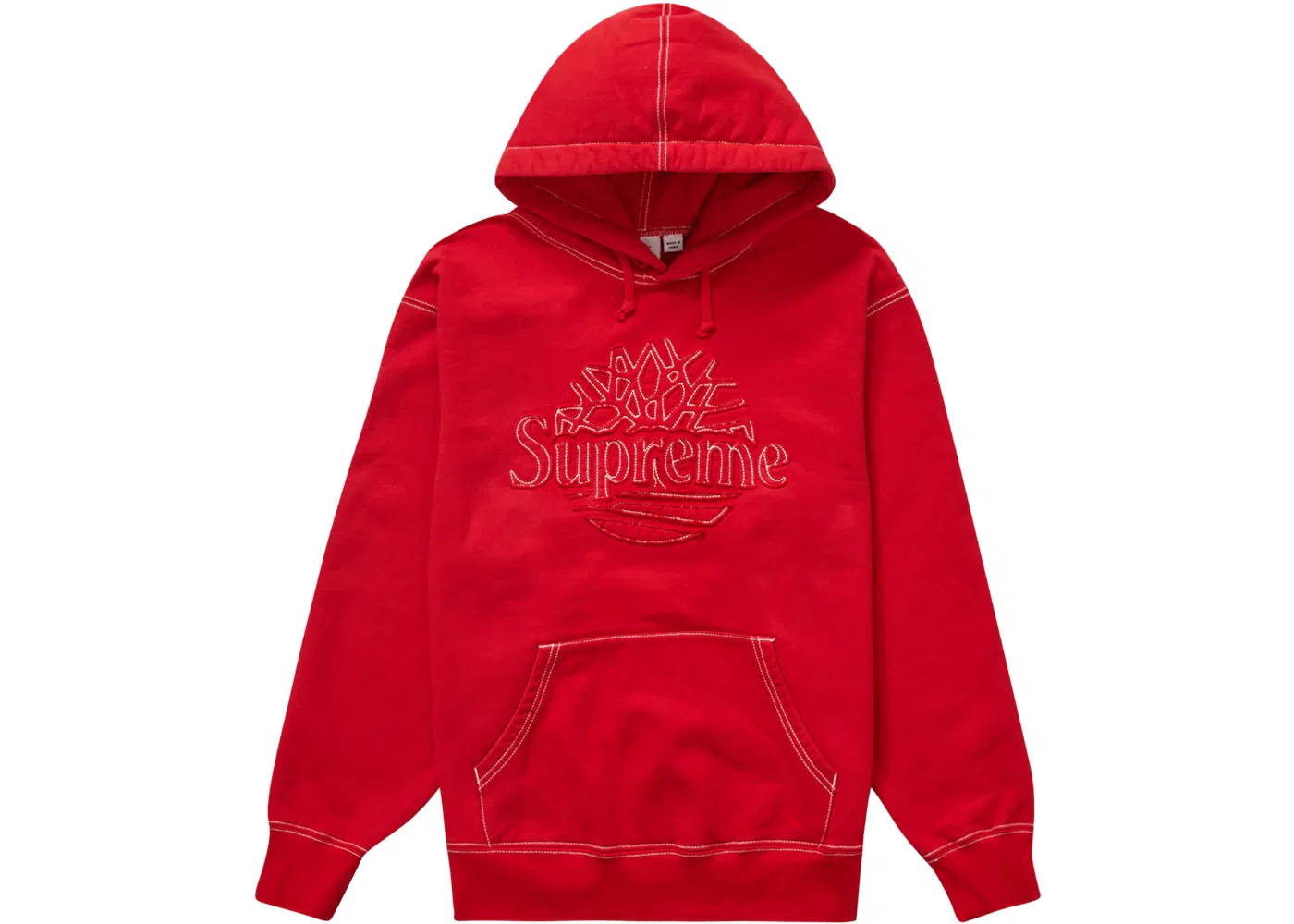 Мужская худи с капюшоном Supreme Sweatshirt (SS23), Red