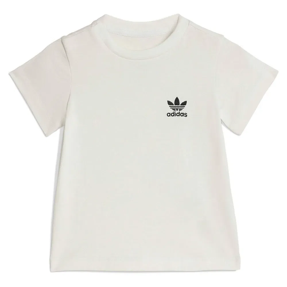 Комплект шорты и футболка Adidas Originals, бежевый — фото 2