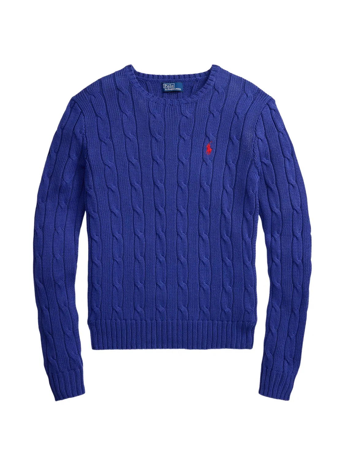 Polo Ralph Lauren Хлопковый свитер крупной вязки, синий