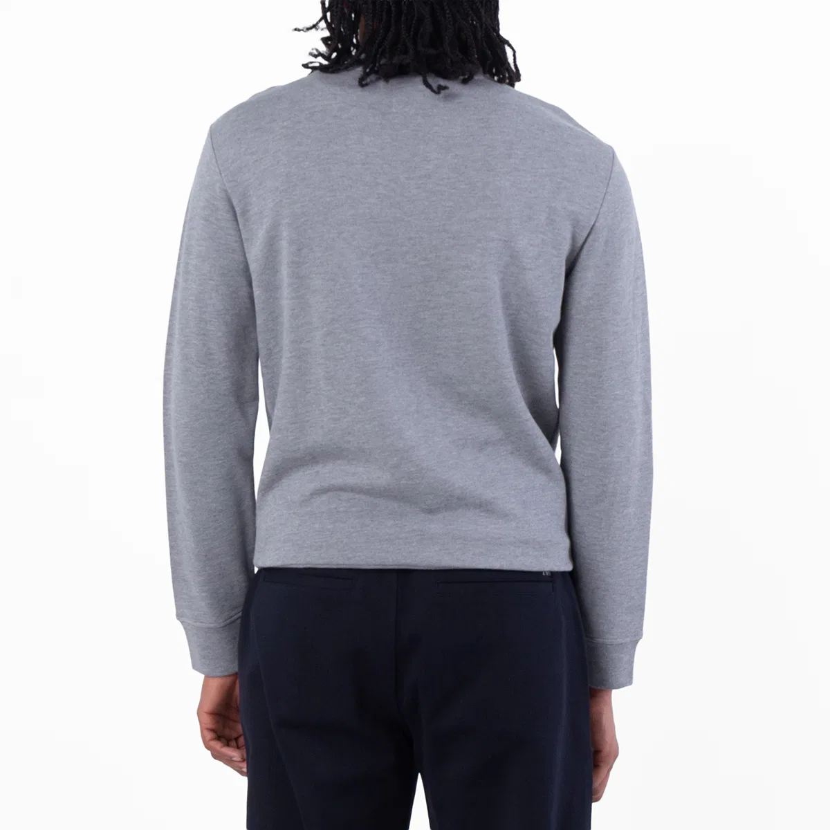 Свитшот с круглым вырезом и логотипом Emporio Armani Essentials, Grey — фото 3