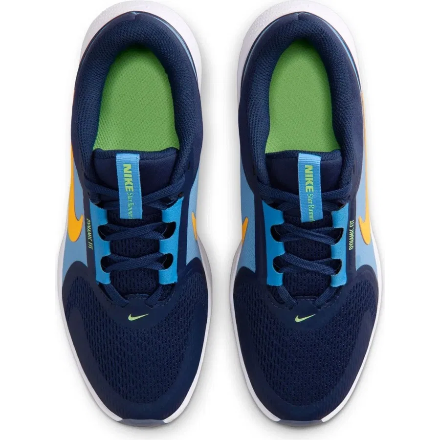Детские кроссовки с шнуровкой Star Runner 5 Gs Nike, Синий — фото 4