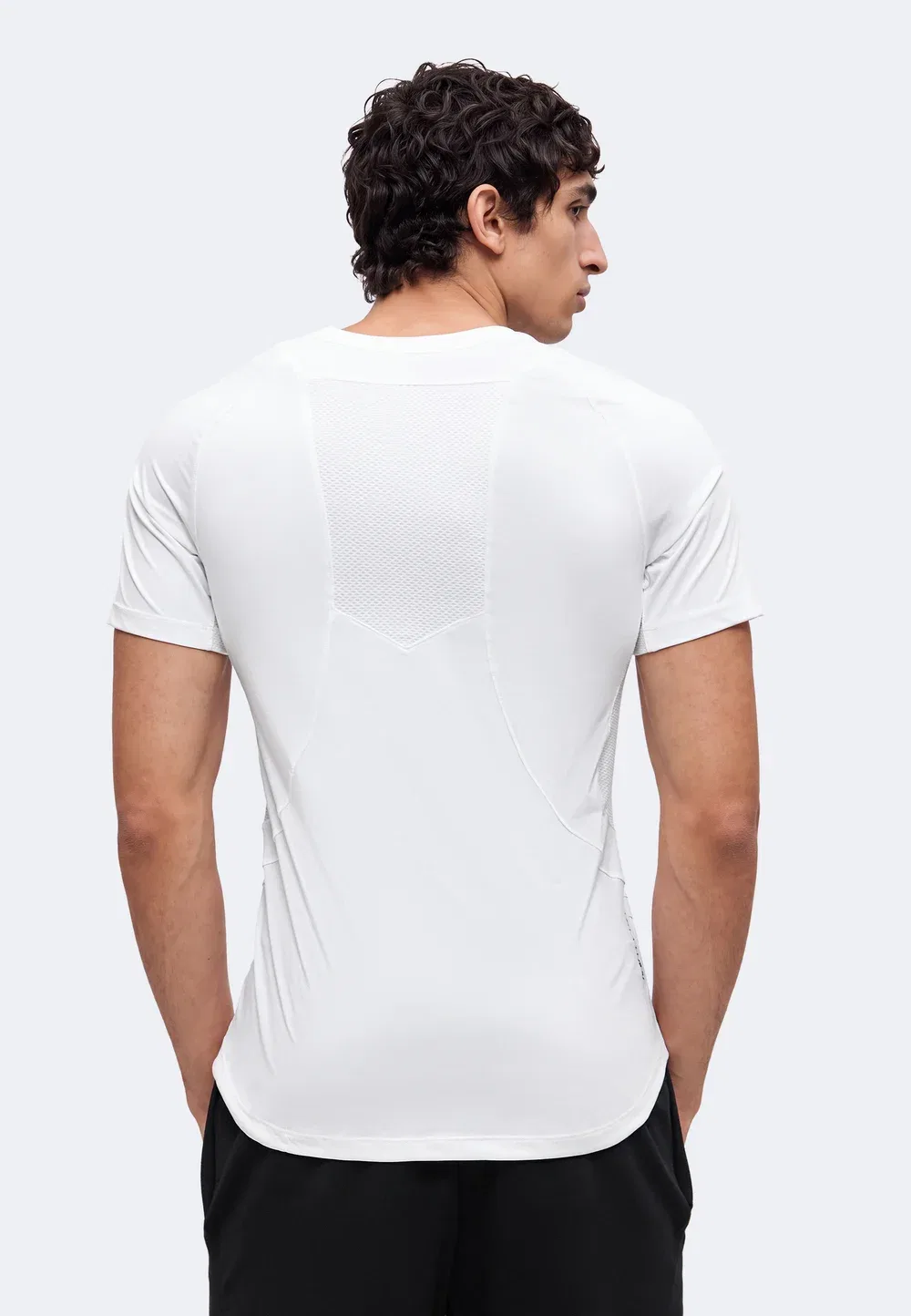 M np dfadv npt ss top - print t-shirt Nike Performance, White/Black — фото 3