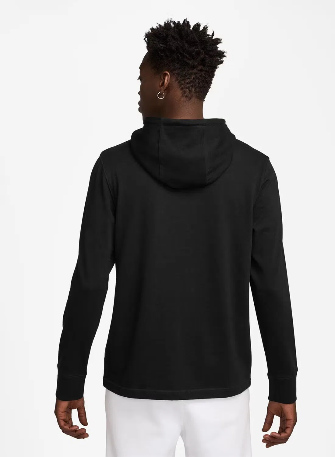 Худи с капюшоном классического кроя Nike, черный — фото 2