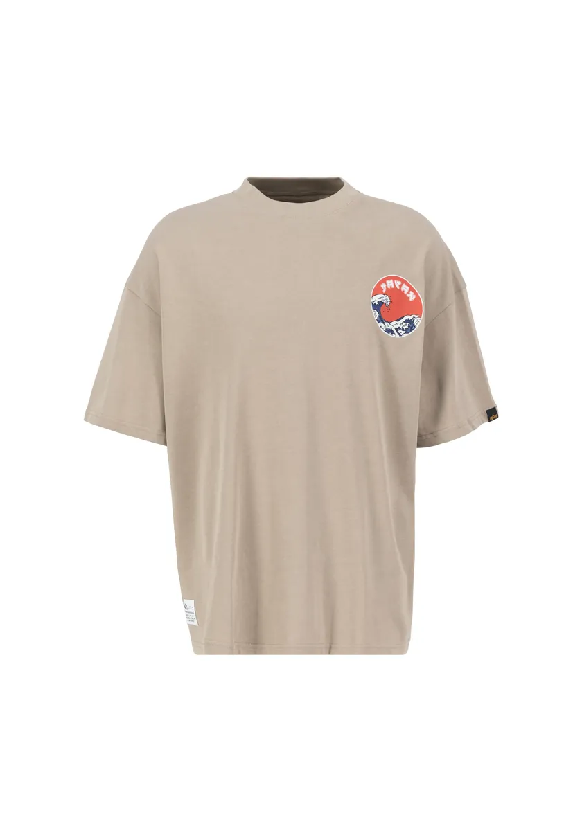 

Футболка Alpha Industries " Alpha Industries Мужчины - Футболки Japan Wave Warrior T", цвет Vintage Sand