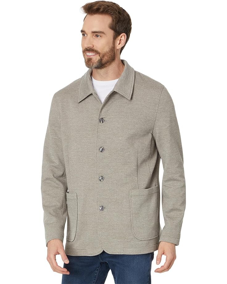 

Блейзер Johnston & Murphy Xcflex Knit Full Button, цвет Tan