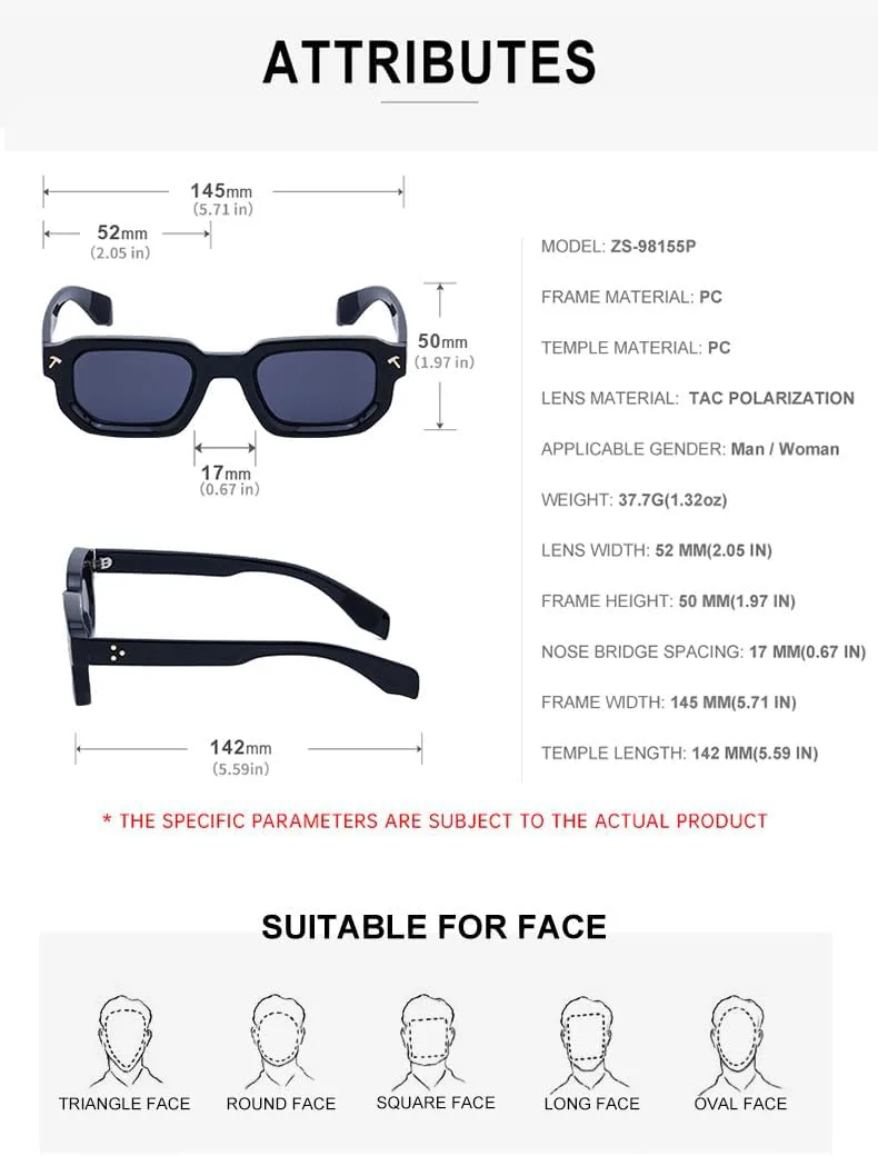 

Роскошные маленькие квадратные солнцезащитные очки для женщин, европейская квадратная оправа, идеально подходят для вождения и повседневной носки GJKTFNJIF, 1