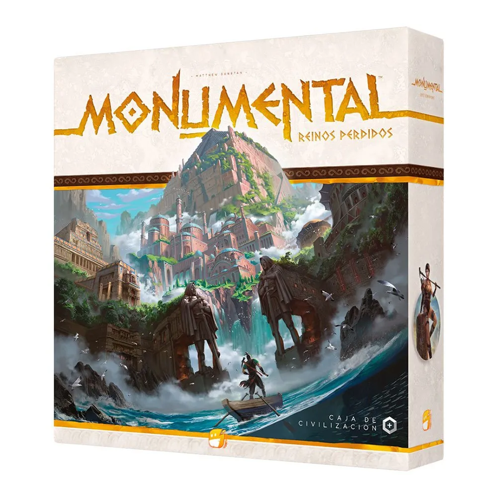 

Детская настольная игра Asmodee Monumental Expansion Reinos Perdidos, золотой