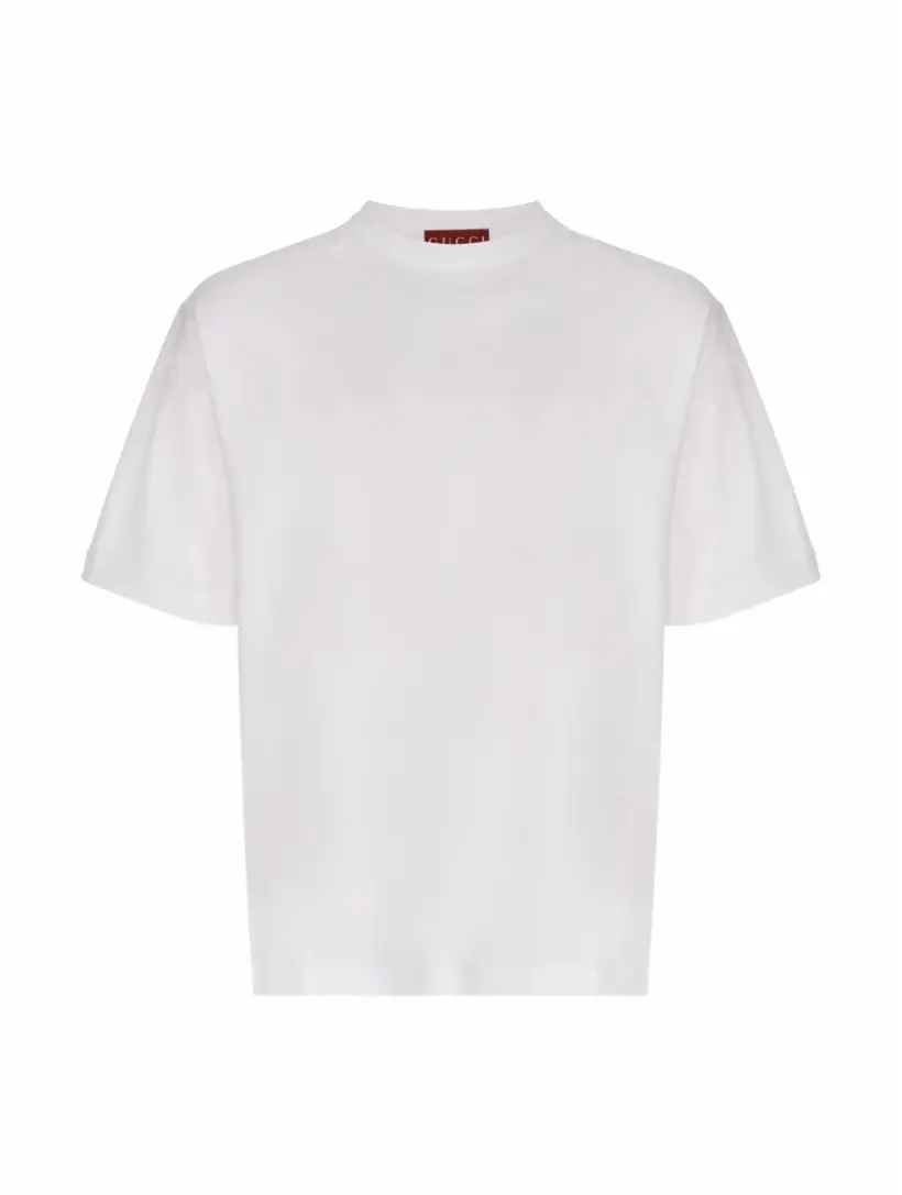 

Хлопковая футболка Web Gucci, белый