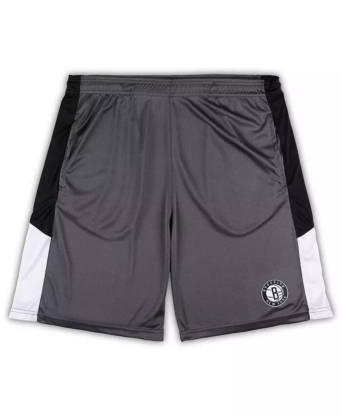 

Мужские серые шорты Brooklyn Nets Big and Tall Fanatics
