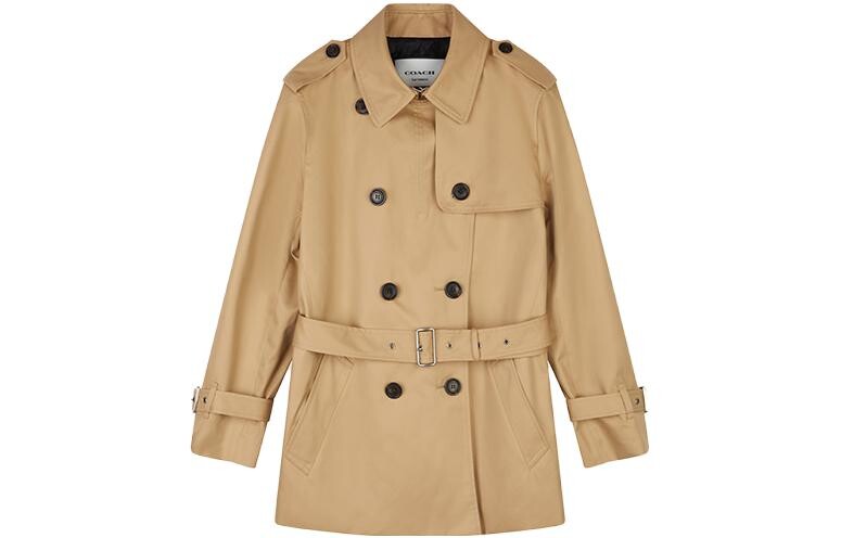 

Женский тренч COACH, цвет Khaki