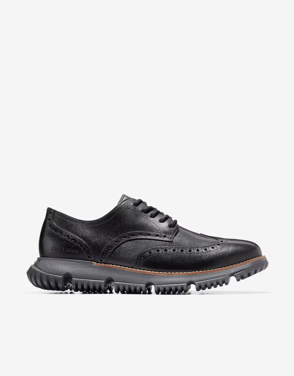 

Мужская водонепроницаемая кожаная обувь на шнуровке Cole Haan, чёрный